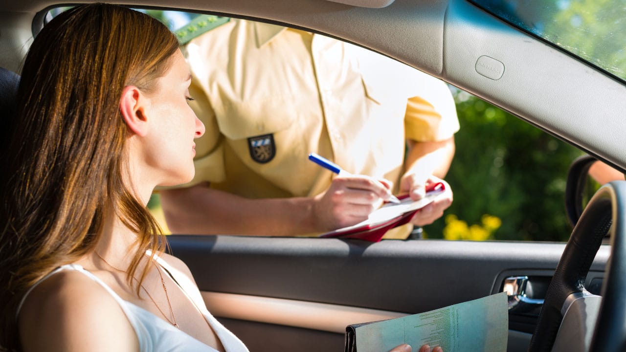 Getting pulled over frequently by traffic police