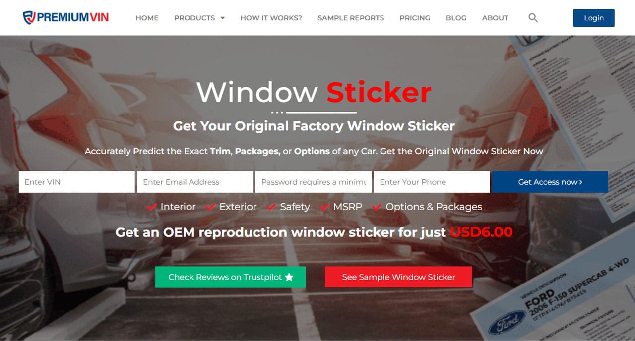 What is a Window Sticker Lookup Tool?