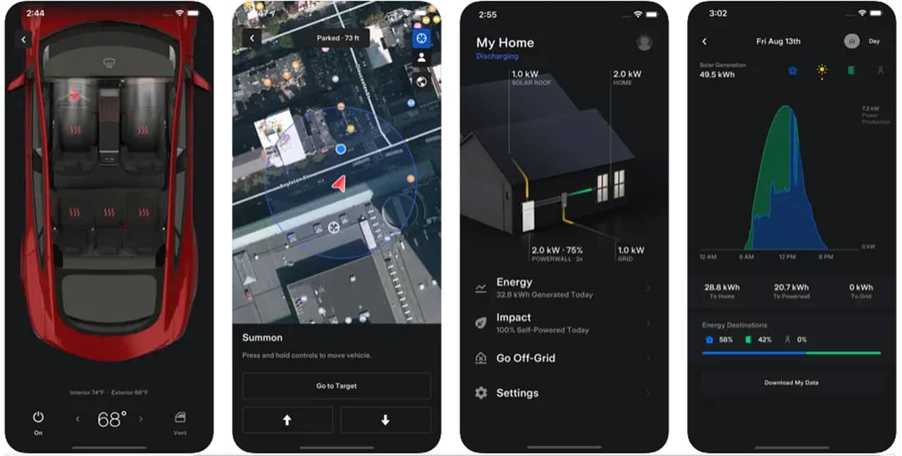 Tesla mobile App