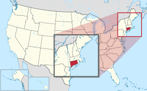 a map of connecticut