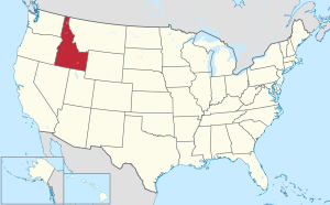 a map of Idaho