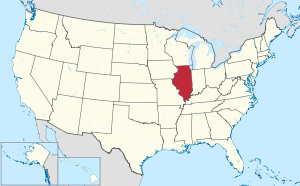 a map of Illinois