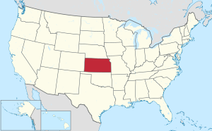 a map of Kansas