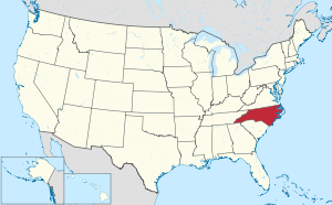 a map of north Carolina wikipedia