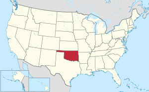 a map of Oklahoma