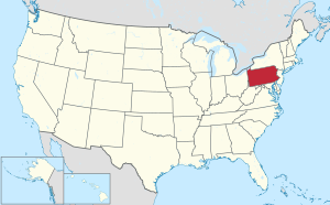 a map of Pennsylvania