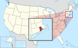 a map of Rhode island