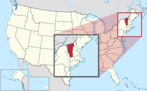 a map of Vermont wikipedia