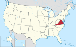 Picture map of Virginia