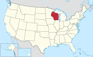 a map of Wisconsin