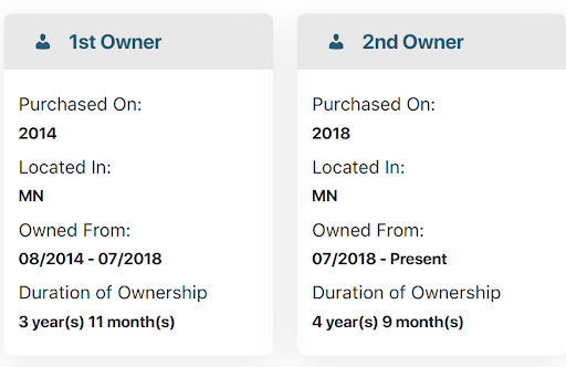 Owner Identification Vehicle Owner by VIN or License Plate | Ownership History