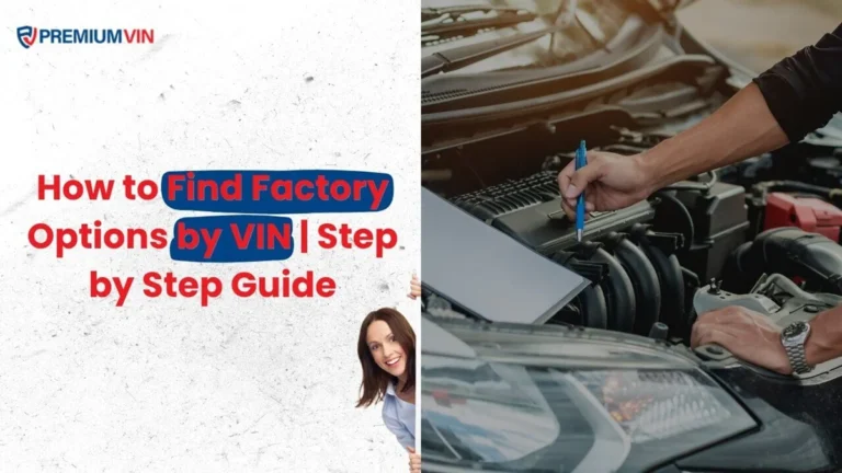 How to Find Factory Options by VIN: Complete Step-by-Step Guide