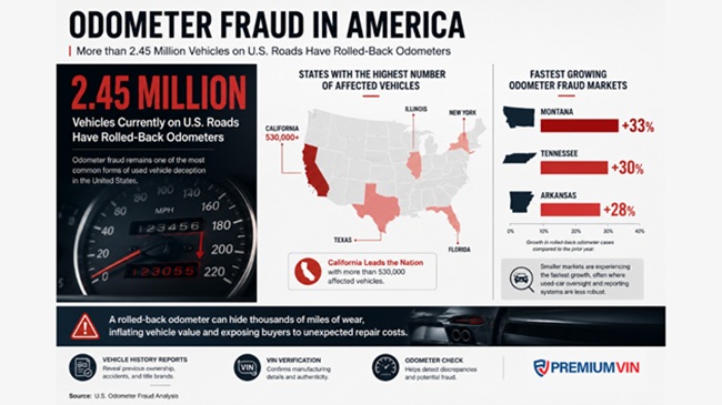 Odometer Fraud by VIN: How to Spot a Rolled-Back Car Before Buying