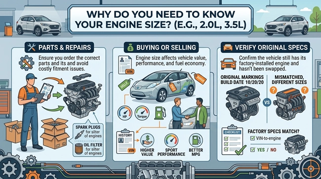 How to Find the Correct Engine Size by VIN in Under a Minute