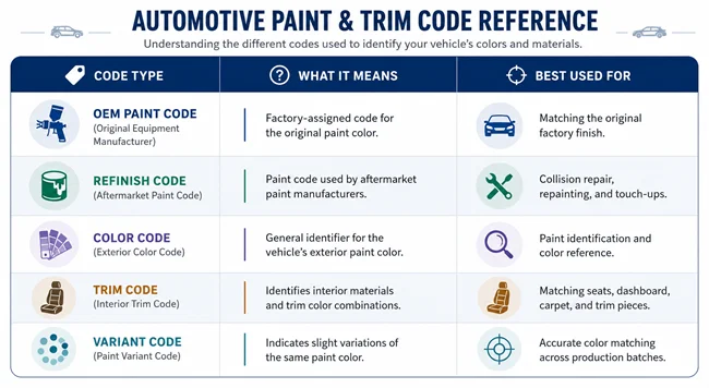 How to Find Paint Code by VIN Number