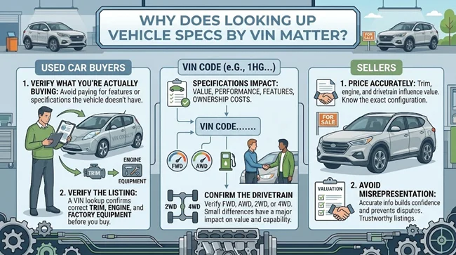 How to Check Vehicle Specs by VIN at No Cost