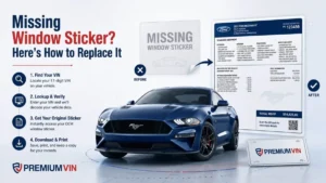 Missing Window Sticker? Here’s How to Replace It
