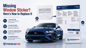 Missing Window Sticker? How to Replace It