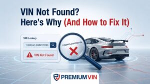 VIN Not Found? Why And How to Fix It