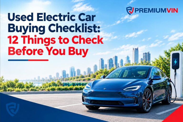 Used Electric Car Buying Checklist: 12 Things to Check Before You Buy